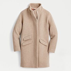 J Crew Cocoon Coat Heather Sandstone